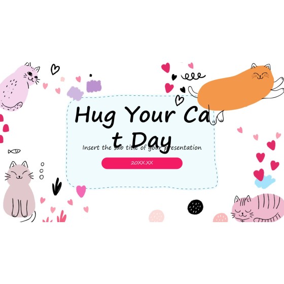 Cute Graffiti‑Style Pet Care Popular Science PPT Template